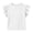 White, variant on Toddler Girls Summer Ribbed Tops Ruffle Sleeve Casual Going Out Tee Shirts Cooling Crewneck Pullover Tshirt 2 Years, Purple