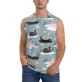 thumbnail image 2 of Picia Swan Princess On Lake mens Cotton Tank Undershirts , Moisture-wicking Ribbed Tanks, Lightweight Cotton Tank Undershirts-Large, 2 of 8