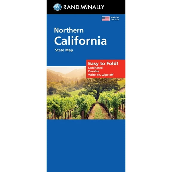 Rand McNally Easy to Fold: Northern California Laminated Map, (Paperback)