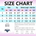 thumbnail image 3 of Yammkia Tankini Tops Women Ruffle High Waisted Tankini Swimsuit Tummy Control Bathing Suit(Blue,M), 3 of 9