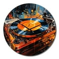 thumbnail image 2 of Designart "Resonating Rhythms on Vinyl Records I" Music Oversized Wall Clock, 2 of 5