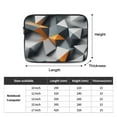 thumbnail image 2 of Geometric Solid Abstract Laptop Sleeve Bag Compatible With MacBook Air / Pro iPad MateBook Tablet Surface HP Lenovo Dell ASUS Acer Laptop Computer Protective Size: 17 inch, 2 of 5