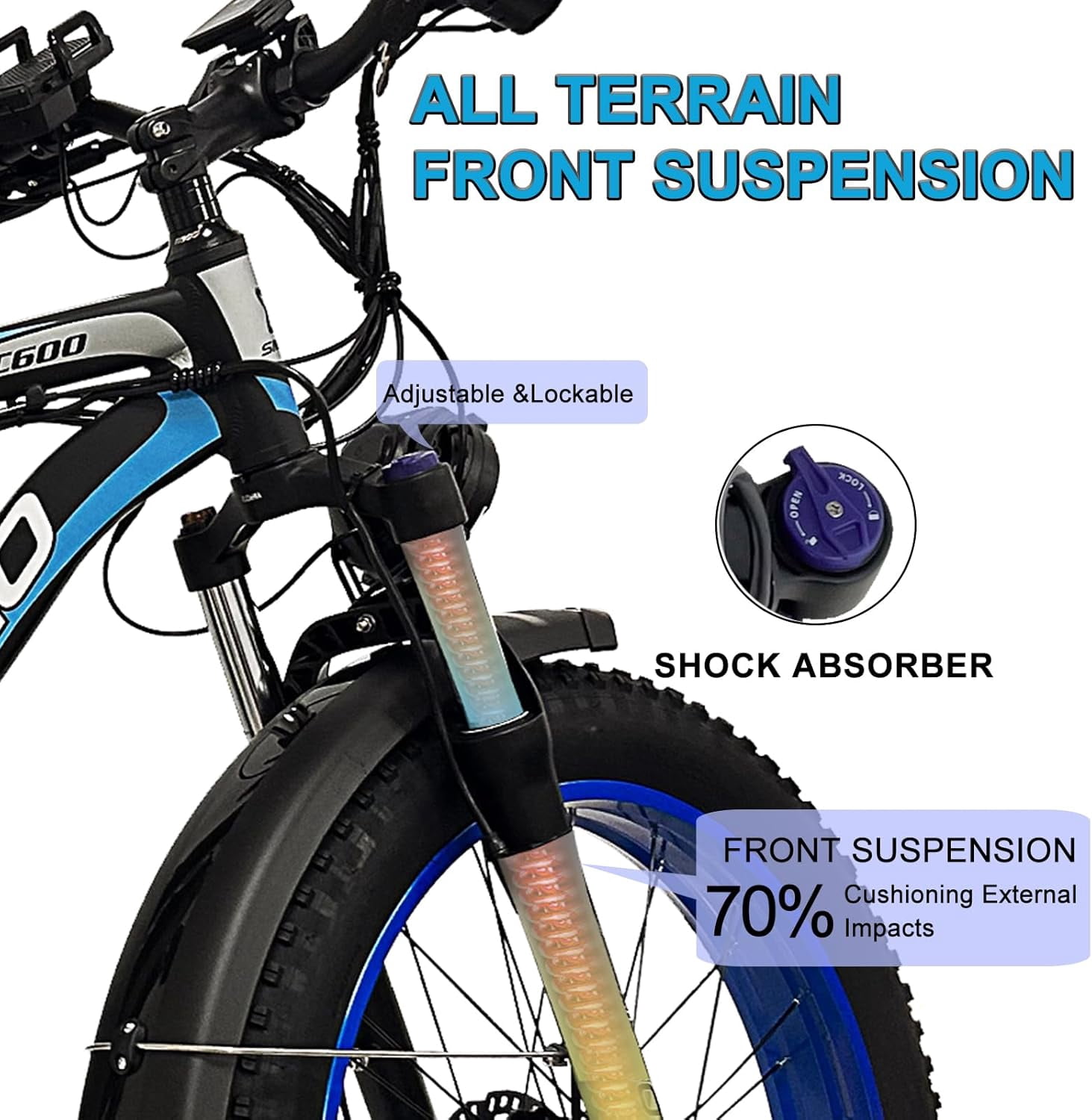 5000W Peak Dual Motor Ebike, 52V 30AH Battery Electric Bike for Adults, 7-Speed 40MPH AWD Ebike Mountain Snow E-Bike with 26" x 4.0 Fat Tire MTB Hydraulic Disc Brake for Off-Road Snow Sand