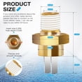 thumbnail image 4 of 𝟐𝟎𝟐𝟓 𝐍𝐄𝐖 42002-0025S 140F Automatic Gas Shutoff (AGS) Switch Replacement for Pentair Mastertemp and Sta Rite Max-E-Therm Pool and Spa Heater Electrical Systems Replace 42001-0063S, 4 of 6