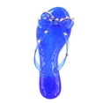 thumbnail image 3 of LAVRA Womens Stud Bow Sandals Summer Jelly Flip Flop, 3 of 4