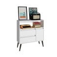 thumbnail image 3 of Gota High Side Table with 1 shelves in White, 3 of 6
