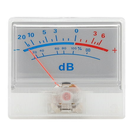 

OOKWE Panel VU Meter Bulb Warm Back Light Recording Audio Level Amp Meter VU Meter Stereo Audio Amplifier Board DB Sound