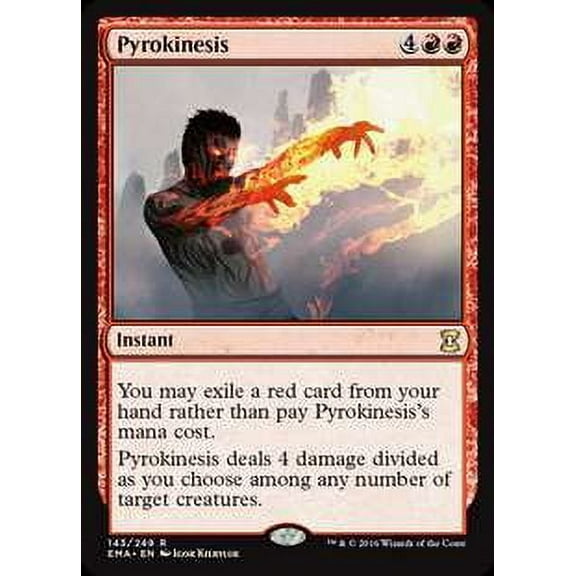 MtG Eternal Masters Rare Pyrokinesis #143