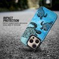 thumbnail image 4 of WIRESTER Case with Card Holder, RFID Blocking Wallet Case Durable PU Leather Kickstand Slim Heavy Duty Shockproof Protective Case for Apple iPhone 16 Pro 6.3" 2024, Ocean Sea Turtles, 4 of 7