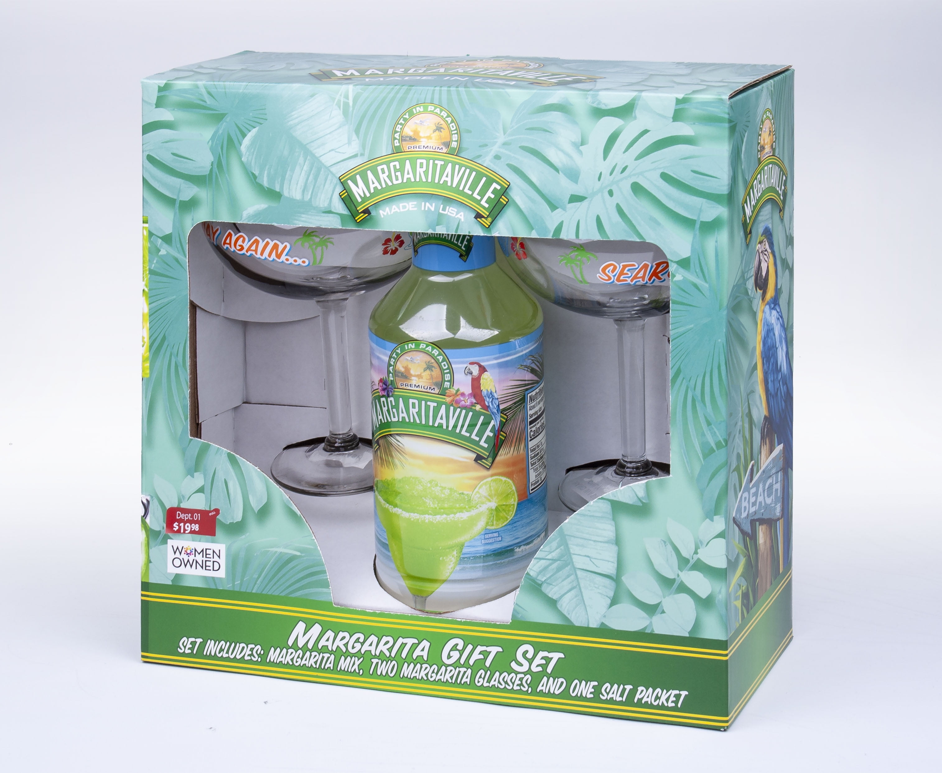 Margaritaville Margarita Gift Set, 2 Piece