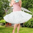 thumbnail image 6 of FVDPWYE Women's Crinoline Underskirt Hoopless Petticoat Half Slips Bubble Skirt Gown above Knee Short Tutu Skirt Slip Tulle Petticoat Style B, 6 of 9
