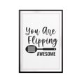thumbnail image 2 of You Are Flipping Awesome 5 x 7 UNFRAMED Print Décor Wall Art, 2 of 2
