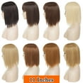 thumbnail image 4 of MesaSe Coiffe à Clip pour Cheveux Lisses avec Frange Aérienne Fine, Postiche Synthétique pour Perte/fini, 4 of 6