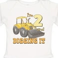 thumbnail image 4 of Inktastic I'm 2 and Digging It Bulldozer Boys or Girls Long Sleeve Baby Bodysuit, 4 of 5