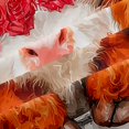 thumbnail image 5 of Erosebridal Red Flowers Blossom Black Out Curtains,Cute Farm Highland Cow Curtains Pack of 2 (42x63 Each) For Men Women, 5 of 7
