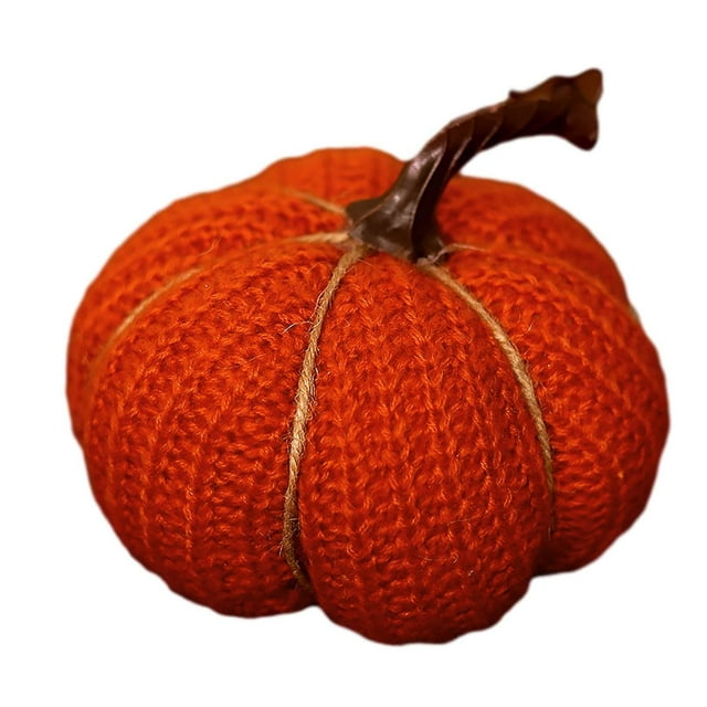 Figura de calabaza, decoración creativa de calabaza para el hogar, Acción de Gracias, Halloween Estilo D BLESIY Estatuilla de calabaza