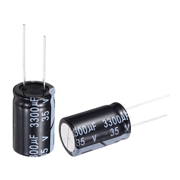 3300uF 35V Capacitor, Aluminum Electrolytic Capacitors 105C High Temp 10pcs