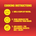 thumbnail image 4 of FLYBYJING Chili Crisp Noodles  (Pack of 3) - Sun-Dried, Wavy Asian Instant Noodles Tossed in Sichuan Chili Crisp Sauce - Ready in 6 Minutes - Vegan, High Protein, No MSG, 4.02 oz each, 4 of 6