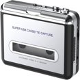 thumbnail image 1 of HLONK Lecteur de Cassettes Baladeur Cassettes Rétro Ruban vers MP3 Convertisseur CD Portable USB Capture de Boîtier Stéréo Audio Lecteur de Musique Compatible avec Ordinateur Portable/PC Ordinateur Convertir Cassette en Numérique, 1 of 6