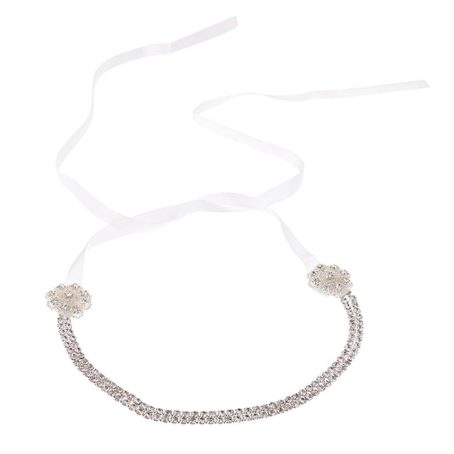Cadenas de cristal Mujeres estilo vintage 1920s Gran Diademas C Hugo Diadema de aleta