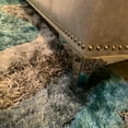thumbnail image 3 of Latigo Bay Viscose Shiny Design Multi-Textural 5' x 7' Area Rug by Makymo, 3 of 7