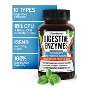 FarmHaven Digestive Enzymes with 18 Probiotics & Herbs | Papaya, Bromelain, Protease & More for Lactose Absorption & Better Digestion | Helps Bloating, Gas, Constipation | Vegetarian, 60 Capsules