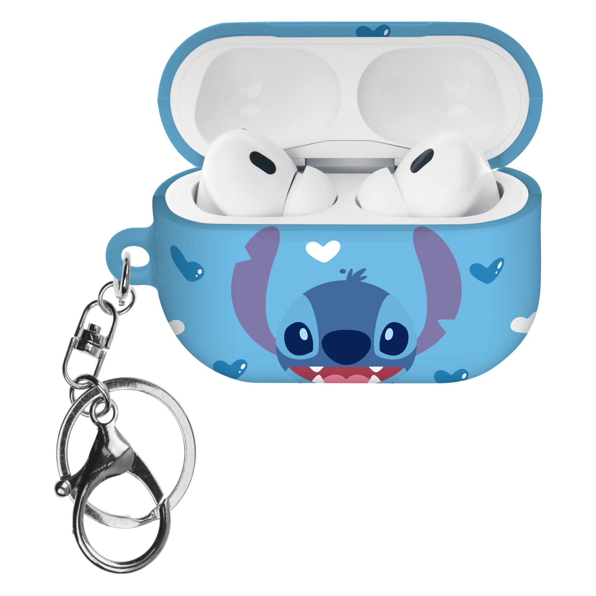 Disney AirPods Pro 2 Case Key Ring Keychain Holder Strap Hole Hard