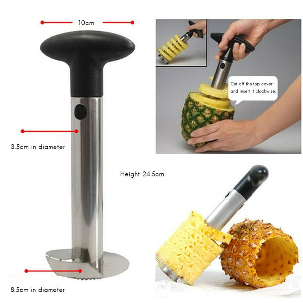 Rallador de piña de acero inoxidable, utensilio de cocina, pelador de frutas, rallador, herramientas de cocina