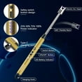 thumbnail image 2 of YOZWOO Electric Lighter, Windproof Rechargeable USB Lighter with 360° Rotatable Neck, Gold, 2 of 8