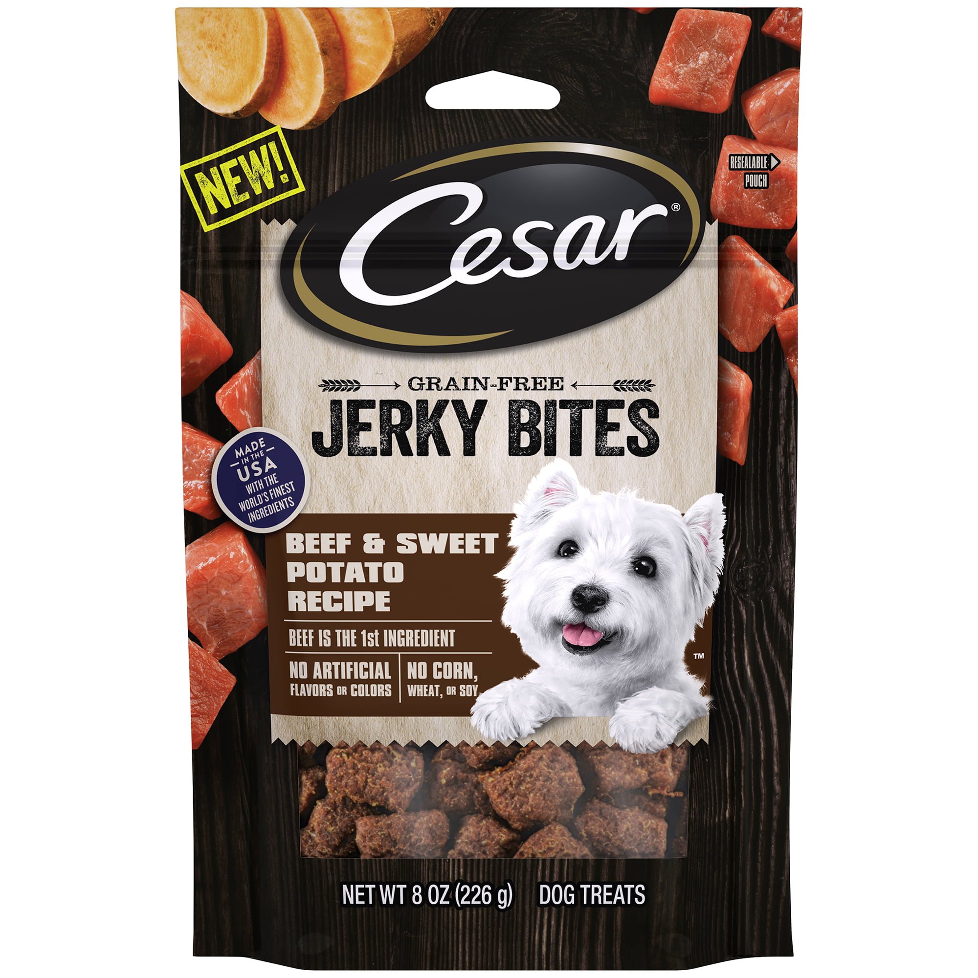 Cesar Jerky Bites Grain Free Dog Treats 