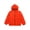 Orange, variant on TiaoBug Kids Boys Girls Lightweight Puffer Jacket Hoodies Coats Winter Hooded Windbreaker Outerwear Black 5-6