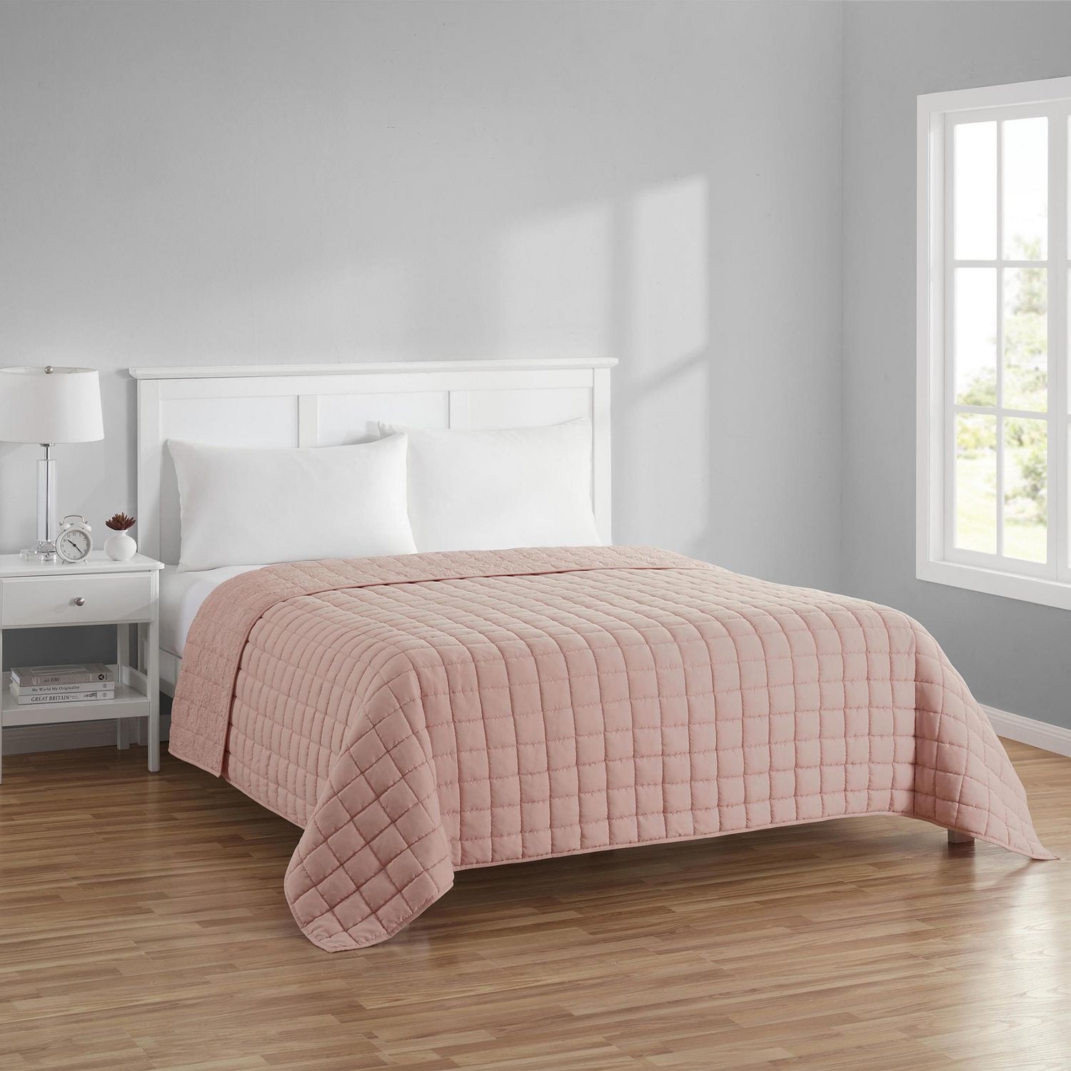 Courtepointe froissée Mainstays, 2 places/grand Réversible