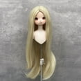 thumbnail image 4 of Peluca De Muñeca Larga Y Curlosa, Peluca De 1/3 Muñecas Para Estilos Personalizables De Seda Accesorios Para La Extensión Del Cabello Para La Peluca De Bricolaje Para Muñecas, 4 of 7