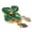 Green, variant on Decorative Button Covers for Women Flower Button Cover for Women Vintage Floral Decorative Clip Removable No-sew Button Covers for Shirts Blouses
