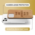 thumbnail image 6 of Case Yard Wooden Case Outside Soft TPU Silicone, Slim Fit Shockproof Wood Phone Cover for Girls Boys Men and Women, Supports Wireless Charging Vibe Attracts Tribe Design case for iPhone-11-Pro-Max, 6 of 7
