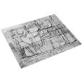thumbnail image 3 of Print: Karnak (Thebes) - Edifice En Ruines - Sculptures De La Paroi, 3 of 4