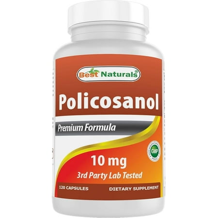 Best Naturals Policosanol 10 mg 120 Capsules