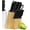 BlackNatural, variant on Knife Set, 6-Piece Kitchen Knife Set, German High Carbon Stainless Steel, Durable & Easy Clean Knife Block, Cream