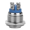 thumbnail image 3 of Waterproof Switch, Waterproof 2Pin Sturdy Button Switch Strong Electrical Conductivity  For Additional Electric Equipment For Relay For Entrance Guard, 3 of 8