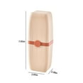 thumbnail image 2 of RKSTN Toothbrush boxs Toothbrush Travel Case Plastic Toothbrush Case With Cover Portable Toothbrush Normal Toothbrush Toothbrush Container, 2 of 5
