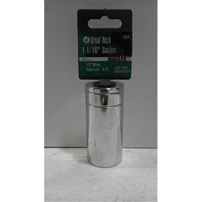 Great Neck Saw Manufacturing SK59 Socket 6 Point 1.06 in. 0.5 Drive