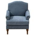 thumbnail image 5 of Jopath Accent Chair.Wingback Accent Chair Nailhead Trim Armchair For Living Room,Springs Cushions & Wood Legs. Traditional Single Couch Chair For Bedroom.Farmhouse,Holds 300lbs Grey, 5 of 11