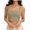 Brown, variant on Women's Square Neck Crop Top Basic Sleeveless Fitted Tank Top Casual Cami