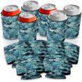 thumbnail image 3 of WIRESTER Neoprene Beer & Soda Sleeve Cover, Set of 6 Mermaid Scales Blue Wave, 3 of 3
