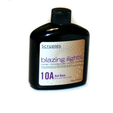 Scruples Blazing HighLights Toner Infused Hair Color - 10A Ash (4 fl (Best Toner For Highlighted Hair)