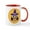 White/Red Inside, variant on CafePress - Cute Halloween Owl - 11 oz Ceramic Mug - Novelty Coffee Tea Cup
