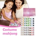 thumbnail image 3 of Game Blocks Mahjong Sets Cartoon and Women Accessory Gift Pattern Party, 3 of 8