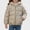 Brown, variant on DJDLJWCJ Girls Bear Ears Jacket Cute Printed Puffer Coat Zip Up Winter Warm Jacket with Hood Brown Size 4T