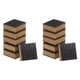 thumbnail image 1 of 12 Paquetes de Almohadillas de Aislamiento de Goma Anti-Vibración Estriadas de 2" de Largo x 7/8" de Grosor, Almohadillas Cuadradas Anti-Vibración con Capa de Corcho, 1 of 7