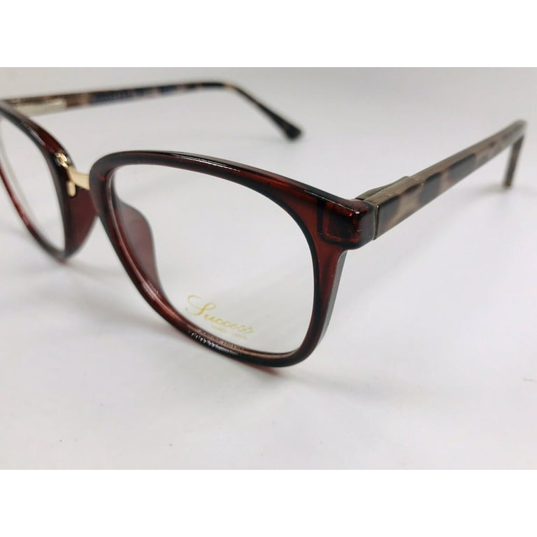 New Designer Inspired SUCCESS SS-505 Burgundy Tortoise Eyeglasses